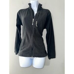 Black Diamond‎ Womens Fleece Jacket Full Zip Outdoor Hiking Black S